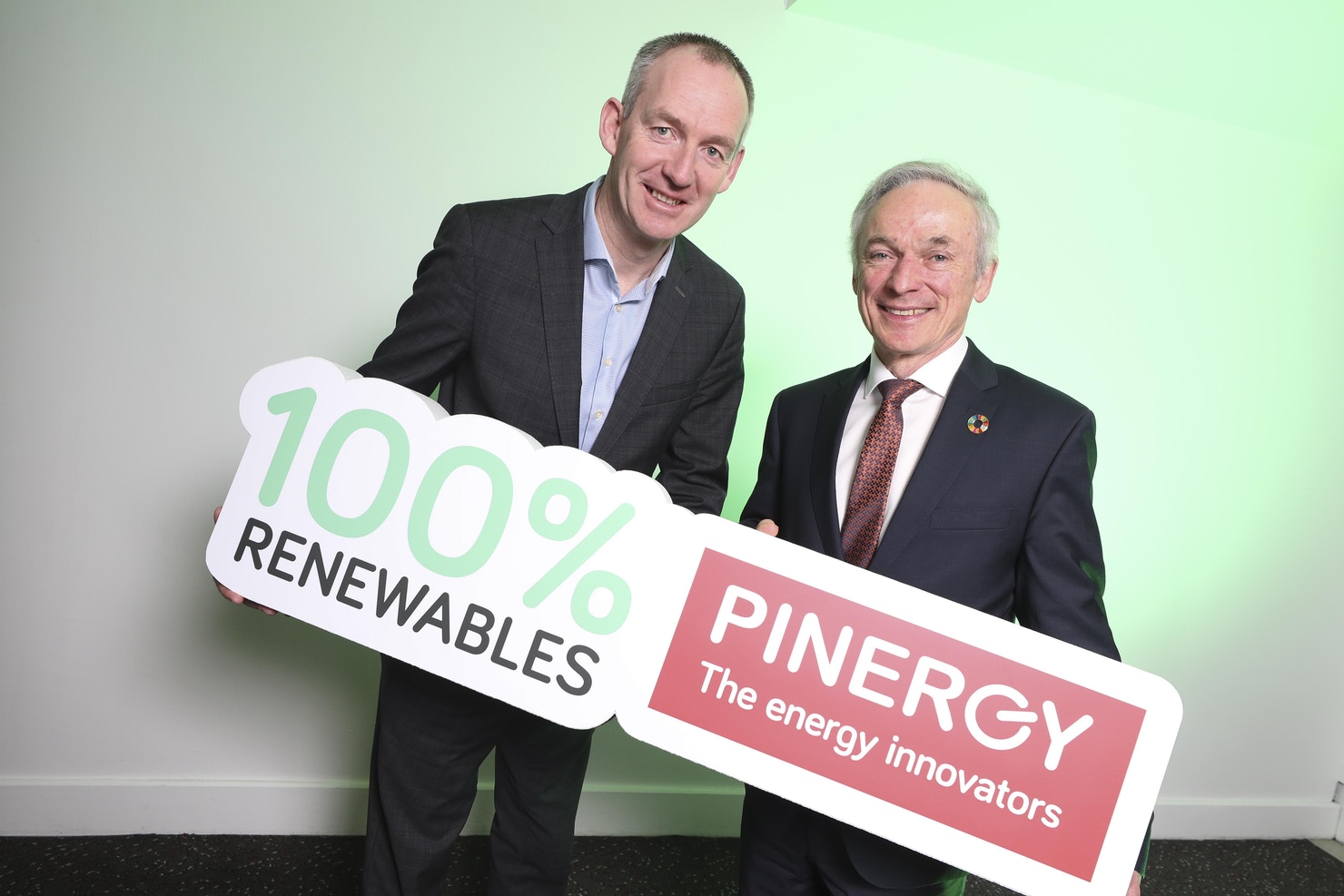 Pinergy announces 100% renewable energy